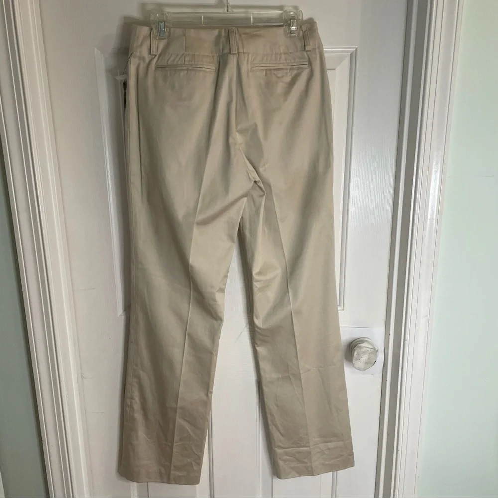 Atelier Chinos neutral tan structured capsule minimalist dressy ladies size 2